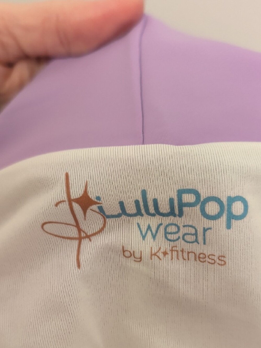 Lulupop Lilac and White Pole Fitness Outfit - Picture 5 of 16